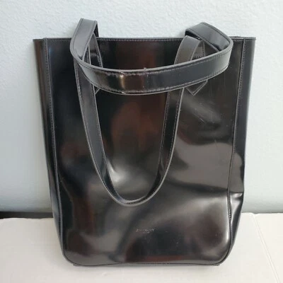 Bolso de Mano Givenchy Parfums Negro Imitación Cuero Shoppers Muy Buen Estado  Foto 1 de 4