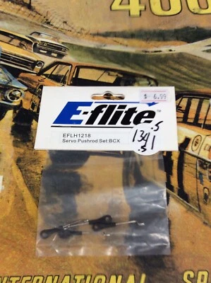 E-Flite EFLH1218: Servo Push-Rod/Pushrod Set-Blade BCX NewInPack USA Shipped - Image 1 of 4