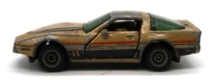 Vintage 1982 Gold Chevrolet Corvette Kidco Lock Ups No Key Macao - Picture 1 of 11