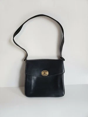 Cartera vintage de vinilo negra  Foto 1 de 4