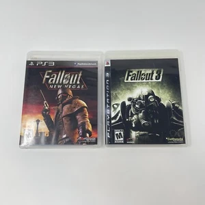 Fallout 3 & New Vegas (Sony PlayStation 3, PS3, 2008) 2 Game Lot - Picture 1 of 5