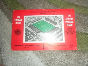 1968 THE FOOTBALL LEAGUE V SCOTTISH LEAGUE @ MIDDLESBROUGH           3 - Picture 1 of 1