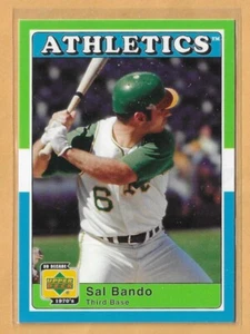 SAL BANDO OAKLAND ATHLETICS 1970'S #8 - UPPER DECK DECADE NM-MT 2001 - Bild 1 von 2