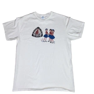 Camiseta Vintage Girl Scouts "Camp Fire Girls" Talla Grande Unisex - Imagen 1 de 9