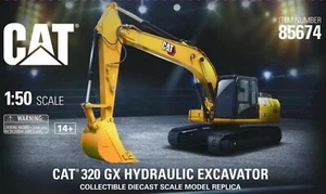 DM 1/50 Scale Caterpillar Cat 320 GX Hydraulic Excavator Diecast Model #85674 - Picture 1 of 6