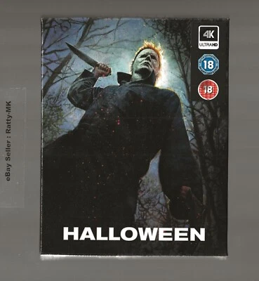 HALLOWEEN - EVERYTHINGBLU EXCLUSIVE 4K UHD + BLU RAY STEELBOOK - NEW & SEALED - Image 1 of 4