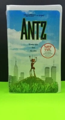 Antz VHS 1999 Clamshell Case Dreamworks New Sealed NIP NIB Woody Allen - Image 1 of 2