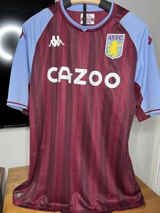 ASTON VILLA 2021/2022 HOME FOOTBALL SHIRT TRIKOT KAPPA XL #23 COUTINHO - Bild 1 von 5