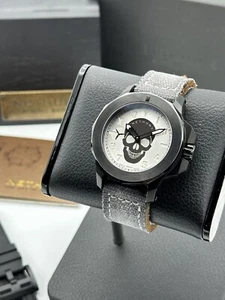 NETHUNS NR. 7 SONDER EDITION #50/50 SILBER SCHÄDEL SCHWEIZ UNITAS SCHWARZ DLC 47 MM! - Bild 1 von 11