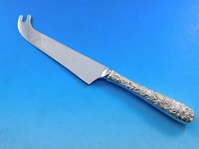 Cuchillo de queso de plata esterlina Repousse by Kirk con selección hecho a medida HHWS 7 5/8" Foto 1 de 4