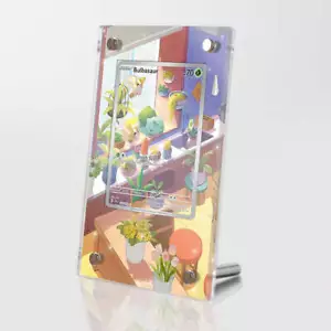 Bulbasaur - 143/142 - Vitrina de tarjetas protectoras de obras de arte extendidas Pokémon - Imagen 1 de 3