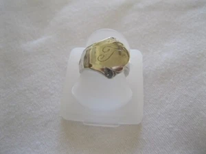 VINTAGE STERLING SILVER SPOON RING CHIPPENDALE PATTERN - Picture 1 of 3