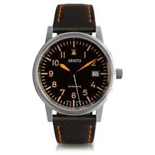 Aristo Men's Wristwatch Aviator Watch Automatic 3H226-L Leather