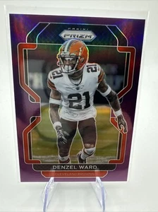 2021 Denzel Ward - Panini Purple Prizm /125 - Cleveland Browns #267 - Picture 1 of 3