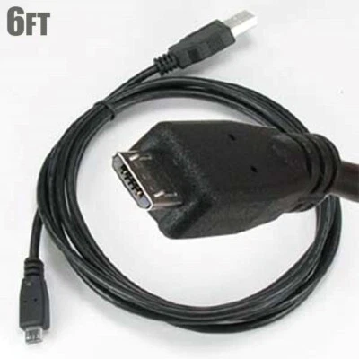 6Ft USB 2.0 Type A Male to Type Micro B Male Laptop Computer Phone Cable Black - Image 1 of 2