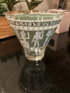 Vtg Green Jeanette Jasperware Ice Dish - Picture 1 of 6