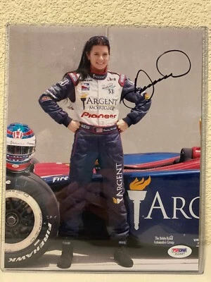 Danica Patrick Signed IndyCar 8x10 Photo PSA/DNA - Image 1 of 4