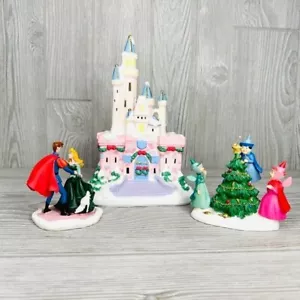 Damaged Vintage rare brass key Disney sleeping beauty castle Christmas village - Picture 1 of 16