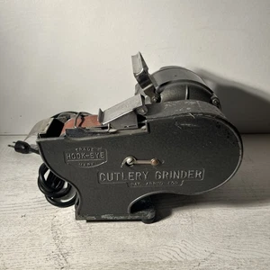 Hook-Eye Electric Cutlery Grinder Knife Sharpener Emerson Electric TESTED - Picture 1 of 13
