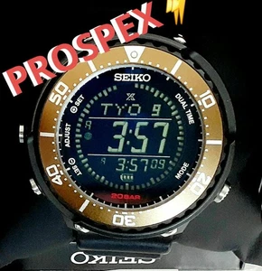 SEIKO PROSPEX Reloj Solar Hombre con Alarma Cronómetro Temporizador y Doble Hora - Imagen 1 de 12