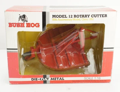 Ertl BUSH HOG Model 12 Rotary Cutter Diecast 1/16 Scale. 50th Anniversary 1951 - Image 1 of 4