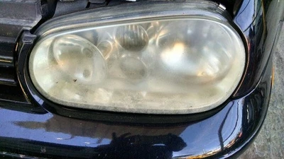 Driver Headlight Thru VIN 057051 With Fog Lamps Fits 99-02 GOLF 361590 - Image 1 of 4