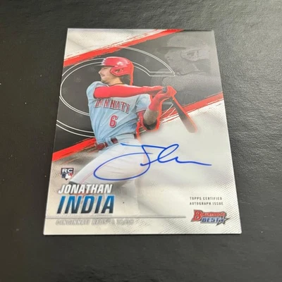 2021 Bowman's Best of Rookie Autographs Jonathan India Cincinnati Reds - Image 1 of 2
