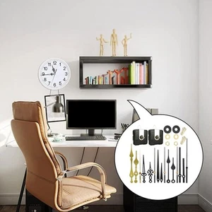 Wall Clock Mechanism, Movement Repair Set Accessory Parts Repair Supply Sweep - Picture 1 of 14