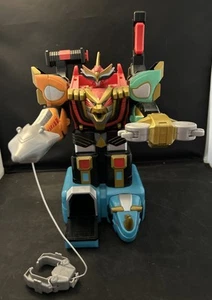 Bandai Power Rangers Wild Force Deluxe 2002 Isis Command Megazord 16 pulgadas - Imagen 1 de 1