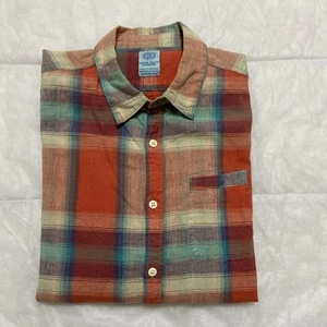 SCOTCH & SODA Men’s Linen Cotton Blend Long Sleeve Check Shirt ~ Size M - Picture 1 of 11