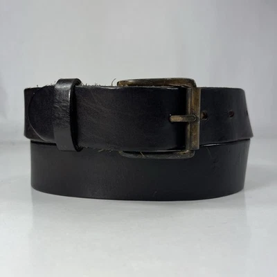 Bill Adler Worn Brown Genuine Leather Belt - Men's Size 34 - Image 1 of 4