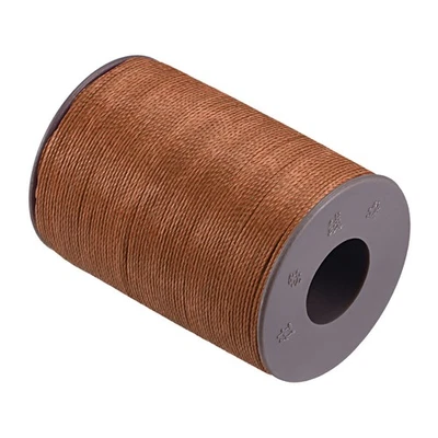 Thin Waxed Thread, 137 Yards 0.55mm, Stitching Thread Deep Brown - Image 1 of 4