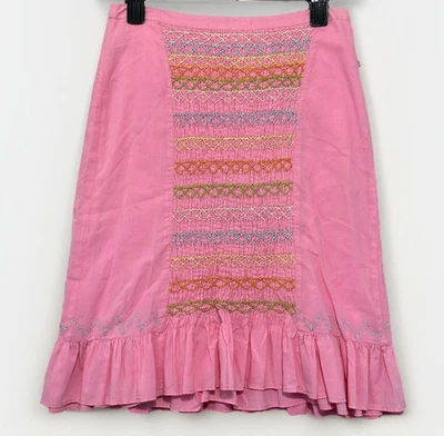 油性裙女式大码女式 4/6 码 EU 34 腰 28.5 英寸缩褶 — 第 1/4 张图片