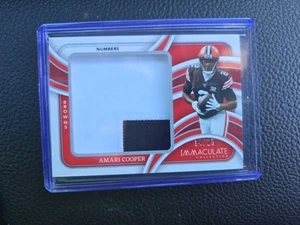 2024 Immaculate Football Amari Cooper Patch /25 - Picture 1 of 2
