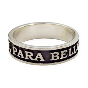 Ring Si vis pacem, para bellum, code 2SVPPB, completely 925 sterling silver - Picture 1 of 10