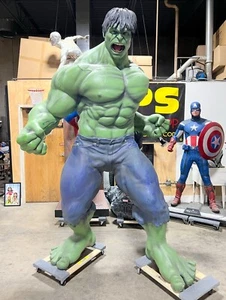 Lebensgroße Marvel Incredible Hulk 2008 Kino Display 1:1 Statue - Bild 1 von 13