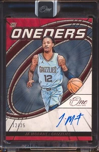 Camiseta Panini One Ja Morant The Oneders 2023 autógrafo 1/1 # 12/25! - Imagen 1 de 2