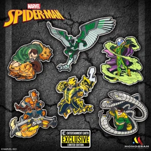Marvel Spider-Man Sinister Six Enamel Pin 6-Pack - Entertainment Earth Exclusive - Picture 1 of 9