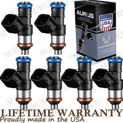 x6 OEM AURUS NEW Fuel Injectors for 2015 2016 2017 Ford Transit 150 250 3.7L V6 - Image 1 of 4