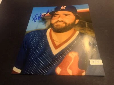 Foto firmada 8x10 autografiada por Jeff Reardon de los Medias Rojas JR-6 Foto 1 de 2