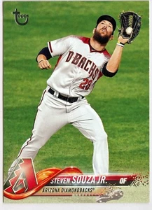 Topps Serie 2 2018 Stock Vintage #612 Steven Souza Jr 39/99 Diamondbacks - Foto 1 di 1