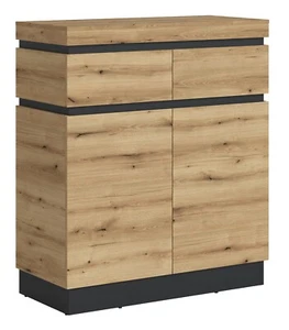 Schuhschrank Schuhkipper Schuhkommode Coast Evoke Eiche Dekor Grau B 100 cm - Bild 1 von 3