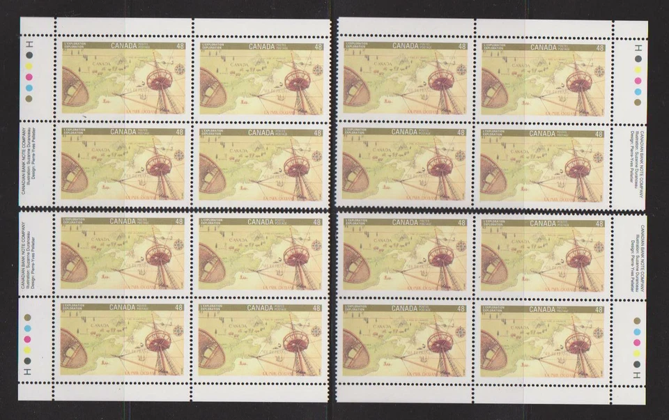 1992 Canada SC# 1406 - Canada 92 - Set of 4 Plate Blocks M-NH Lot # 3344 - Image 1 of 1