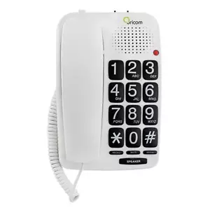 ORICOM TP58 BIG BUTTON SPEAKERPHONE PHONE SYSTEM WHITE BIG NUMBERS EASY SEEING - Picture 1 of 1