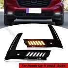 For Honda CR-V CRV 2023 2024 LED DRL Daytime Running Light Fog Lamp Turn Signal