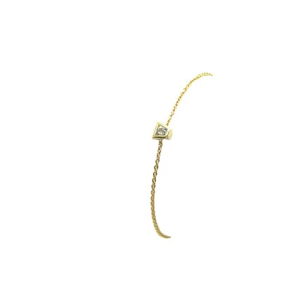 14ct Yellow Gold Diamond Set Bracelet, 0.20ct Diamond - Image 1 of 4