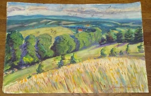 found watercolor painting - Wadsworth Provandie VT. '43 ? - Picture 1 of 5