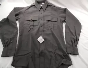 FLYING CROSS 45W69 MENS 19.5 DELUXE TACTICAL MEN'S LS 38-39" HEATHER GRAY - Picture 1 of 2