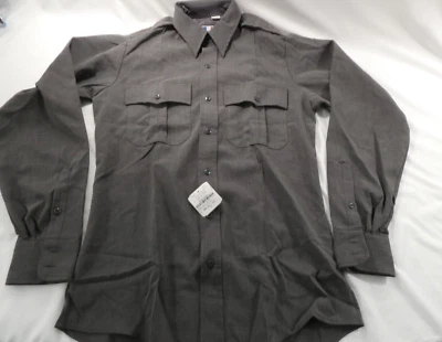 FLYING CROSS 45W69 MENS 15.5 DELUXE TACTICAL MEN'S LS 33" HEATHER GRAY - Image 1 of 2