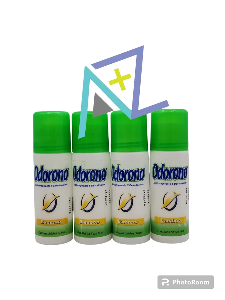 LOT OF 4 Odorono Anti-perspirant Deodorant BAMBOO 2.5 OZ  - Image 1 of 1